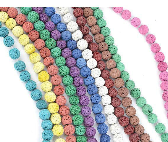46pcs/lot 8mm Multi Color Lava Beads Natural Stone Volcanic Rock Round Loose Beads DIY Jewelry Bracelet Making Volcano Stone Bead
46pcs/lot 8mm Multi Color Lava Beads Natural Stone Volcanic Rock Round Loose Beads DIY Jewelry Bracelet Making Volcano Stone Bead