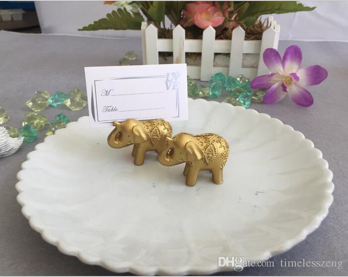 Lucky Resin Gold Elephant Place Card Holders Business Card Holder Golden Wedding Decoration Favors For Guest
Lucky Resin Gold Elephant Place Card Holders Business Card Holder Golden Wedding Decoration Favors For Guest