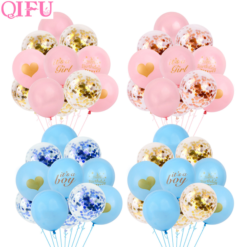 QIFU Baby Shower Boy Girl Its a Girl Blue Pink Balloon Party Decoration First Birthday Gender Reveal BabyShower Party Supplies
QIFU Baby Shower Boy Girl Its a Girl Blue Pink Balloon Party Decoration First Birthday Gender Reveal BabyShower Party Supplies