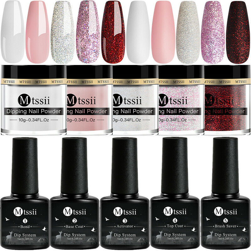 Mtssii 10PCS/LOT Dipping Nail Powder Set 10g Holographics Glittery Powder Dust Natural Dry Dippping System Kit
Mtssii 10PCS/LOT Dipping Nail Powder Set 10g Holographics Glittery Powder Dust Natural Dry Dippping System Kit