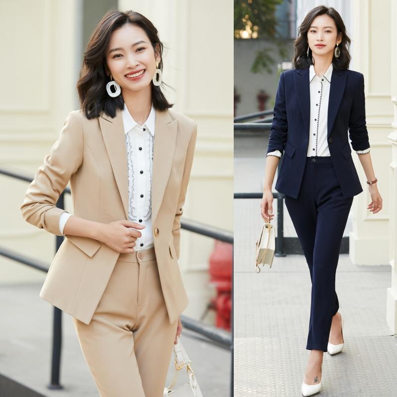 Formal Blazer Wmen Business Suits Ladies Pant and Jacket Sets Work Wear Office Uniform Styles Pantsuits, Black
Formal Blazer Wmen Business Suits Ladies Pant and Jacket Sets Work Wear Office Uniform Styles Pantsuits, Black