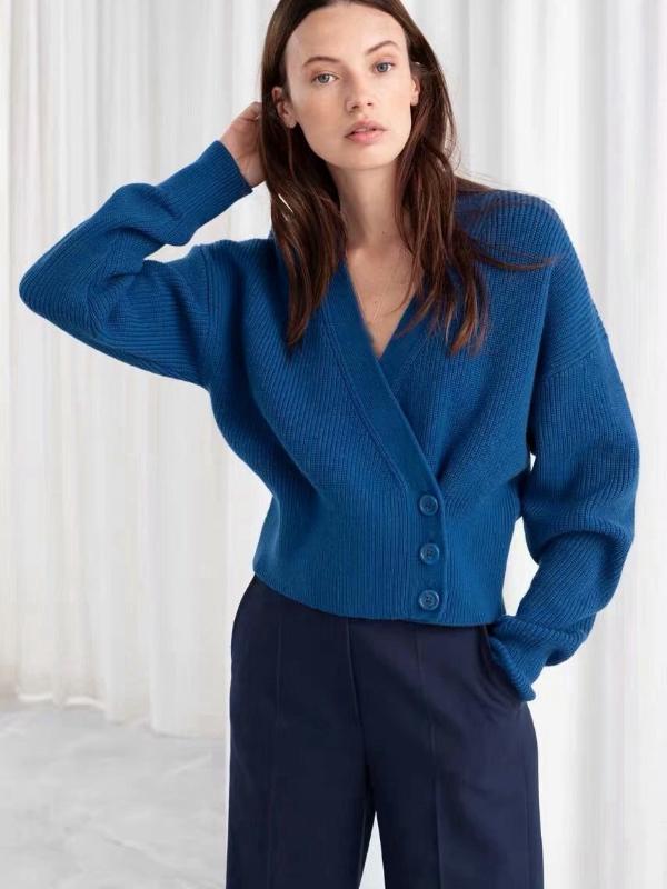 Verlena Wrap Front Sexy V-Neck Royal Blue Knitted Cardigan Women Long Sleeve Dropped Shoulder Side Button Sweaters 2020 Spring, As pic
Verlena Wrap Front Sexy V-Neck Royal Blue Knitted Cardigan Women Long Sleeve Dropped Shoulder Side Button Sweaters 2020 Spring, As pic