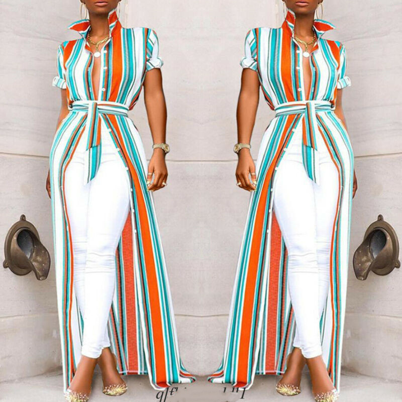 Summer Womens Blouse Colorful Striped Casual Shirt Turndown Collar Striped Blouse New Loose Shirt Female Blusas Camisa de mujer, Blue
Summer Womens Blouse Colorful Striped Casual Shirt Turndown Collar Striped Blouse New Loose Shirt Female Blusas Camisa de mujer, Blue