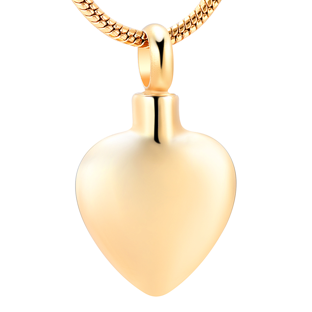 IJD8408 Gold Tone Ashes Holder Keepsake Jewelry Memorial Urn Necklace Gold Heart Stainless Steel Cremation Pendant Necklace
IJD8408 Gold Tone Ashes Holder Keepsake Jewelry Memorial Urn Necklace Gold Heart Stainless Steel Cremation Pendant Necklace