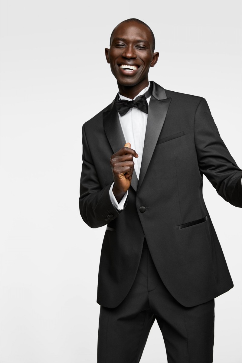 black mens suits business wedding tuxedos slim fit formal businessmen custom groom suit coats trousers jacketspantstie