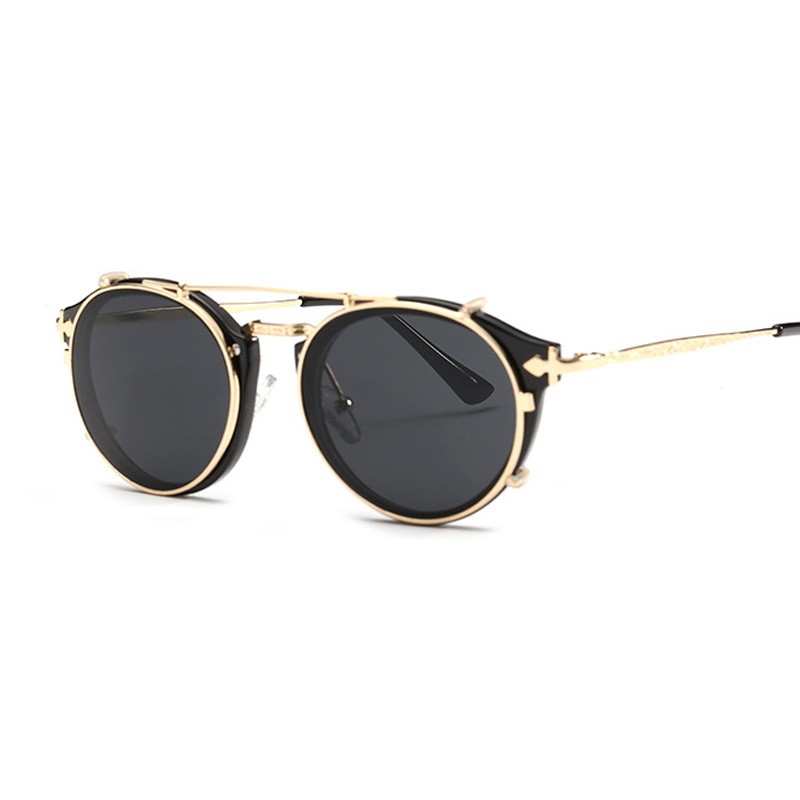 Vidano Optical vintage round women sunglasses steampunk retro men woman designer glasses clip on gothic sunglass oculos de sol
Vidano Optical vintage round women sunglasses steampunk retro men woman designer glasses clip on gothic sunglass oculos de sol