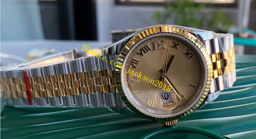 Hot Sale Luxury Wristwatch EW 18k Yellow Gold/Steel 36mm Green Diamond Roman Dial Watch 126233 CAL.3235 Movement 316L Automatic Men Watch, Make waterproof
Hot Sale Luxury Wristwatch EW 18k Yellow Gold/Steel 36mm Green Diamond Roman Dial Watch 126233 CAL.3235 Movement 316L Automatic Men Watch, Make waterproof