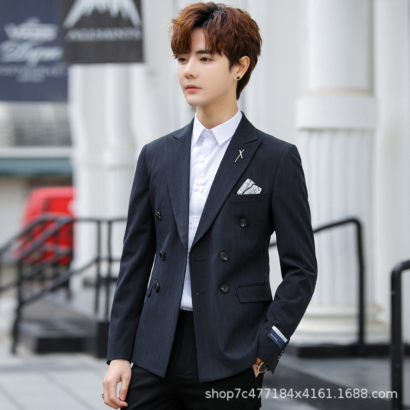 spring small suit men's coat slim fit Korean style business casual suit men's top coat blazer homme men blazer designs BB50XZ, Blue
spring small suit men's coat slim fit Korean style business casual suit men's top coat blazer homme men blazer designs BB50XZ, Blue