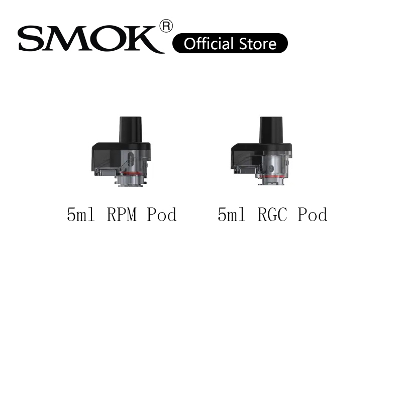 SMOK RPM80 Empty Pod 5ml RPM RGC Pod Cartridge For RPM 80 & RPM 80 Pro Kit 100% Original
SMOK RPM80 Empty Pod 5ml RPM RGC Pod Cartridge For RPM 80 & RPM 80 Pro Kit 100% Original