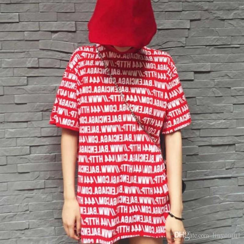 2020 Harajuku Bf Style Loose T Shirts Letter Print Fashion Tshirts All Match Summer Tops for Women O Neck Poleras Mujer 2XL