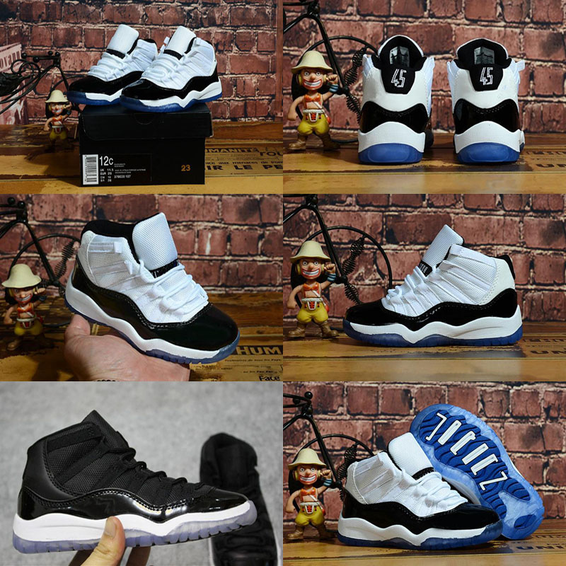 Jumpman XI Concord 45 11S Space Jam Kids Retro Basketball Shoes White Black Infant & Children toddler 11 trainers boy girl Youth tn sneakers, As photo 6
Jumpman XI Concord 45 11S Space Jam Kids Retro Basketball Shoes White Black Infant & Children toddler 11 trainers boy girl Youth tn sneakers, As photo 6
