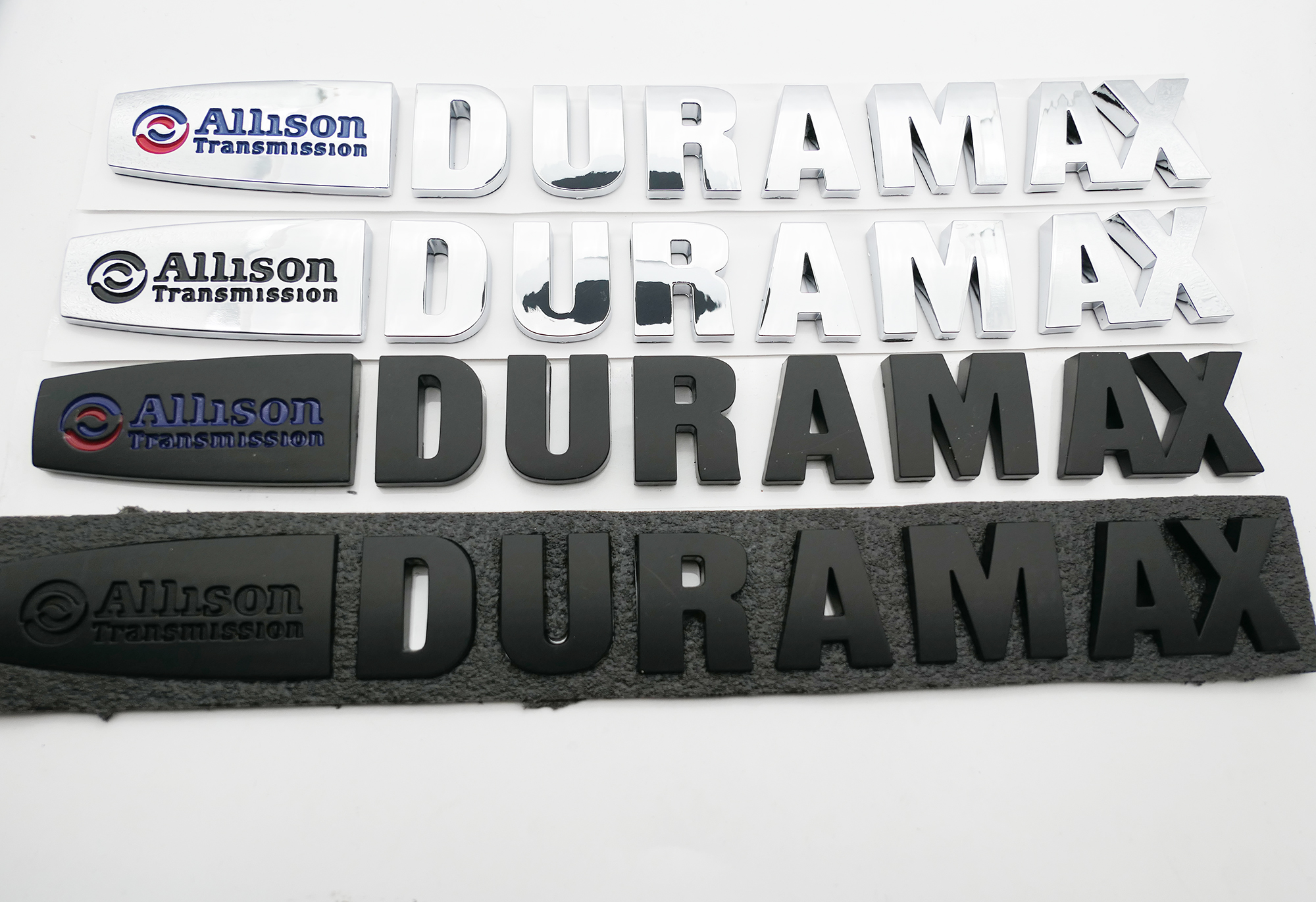 2pcs Black Blue Chrome ALLISON DURAMAX EMBLEM badge for GM SILVERADO 2500HD 3500HD B 2YU
2pcs Black Blue Chrome ALLISON DURAMAX EMBLEM badge for GM SILVERADO 2500HD 3500HD B 2YU