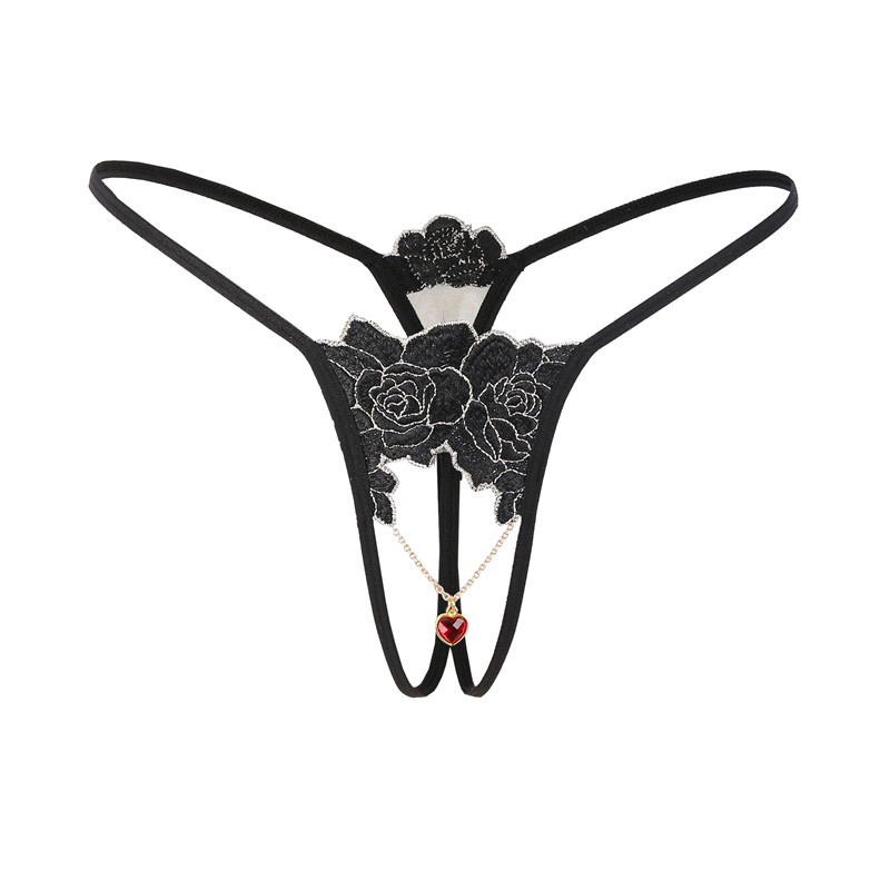 Sexy Women Panties Thongs Hot Panties Lace Women Underwear Crotchless Transparent Embroidery G String Tanga Briefs for Ladies, Pink-qqny078
Sexy Women Panties Thongs Hot Panties Lace Women Underwear Crotchless Transparent Embroidery G String Tanga Briefs for Ladies, Pink-qqny078