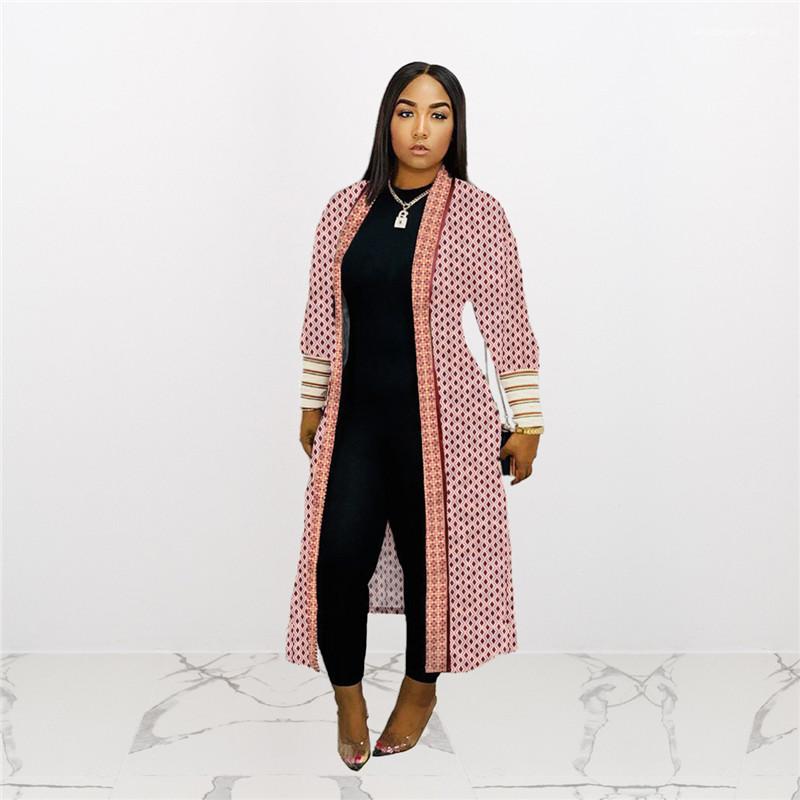 Coats Fashion Womens Spring Casual Loose Clothing Luxury Womens Designer Outerwear Threaded Pattern Long Sleeve Cardigan от DHgate WW