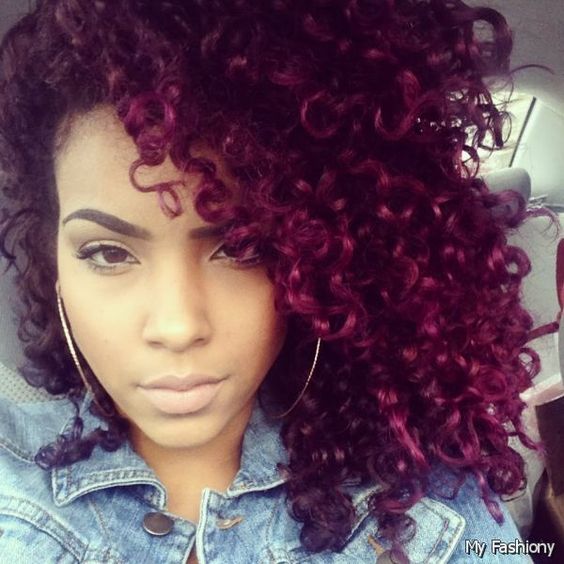 New red color Afro Short Curly Wigs for Black Women American Natura brazilian Full black/blonde Wig with bangs Synthetic heat resisatant