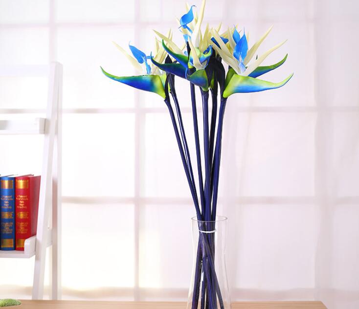 Artificial Plastic Bird Of Paradise Fake Flower Decorative Artificial Flowers Bridal Party Wedding Garden Home Decor