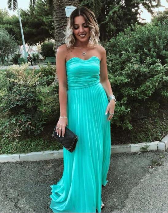 Simple Spring Bridesmaid Dresses Sweetheart Pleats Floor Length Maid Of The Honor Dress Zipper Cheap Wedding Party Gowns
Simple Spring Bridesmaid Dresses Sweetheart Pleats Floor Length Maid Of The Honor Dress Zipper Cheap Wedding Party Gowns