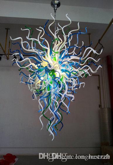 Modern French Splendor Artistic New Style Handmade Borosilicate Glass Chandelier Lightings LED Light for Home Decor