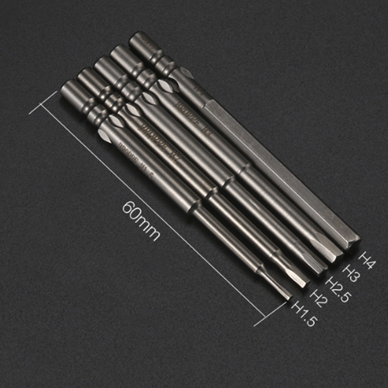 10Pcs 60MM Long S2 Alloy Steel Magnetic Hexagon Screwdriver Hex Bit Set for Powered Electric Screwdrive 800/802 Shank
10Pcs 60MM Long S2 Alloy Steel Magnetic Hexagon Screwdriver Hex Bit Set for Powered Electric Screwdrive 800/802 Shank