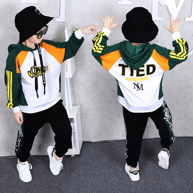 New Kids Tracksuit Boys Clothes Set Hip-hop Dnace Costume Sport Suit for Girls Teen Hoodies Haren Pants Outfits For 3 -14 Years, Green
New Kids Tracksuit Boys Clothes Set Hip-hop Dnace Costume Sport Suit for Girls Teen Hoodies Haren Pants Outfits For 3 -14 Years, Green