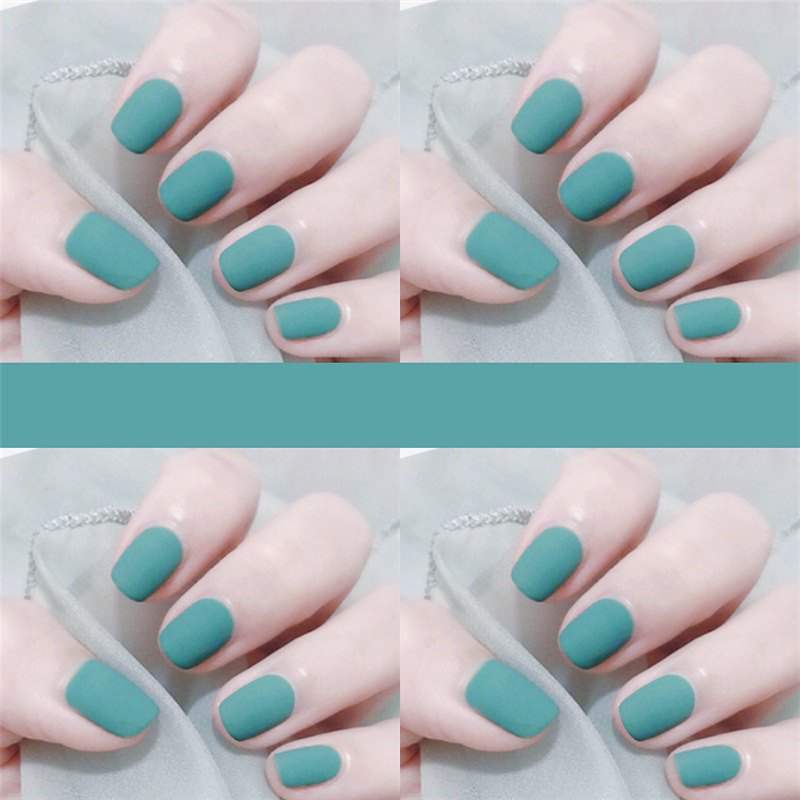 100- mint frosted party wearing nail art bridal nail fake nails patch art