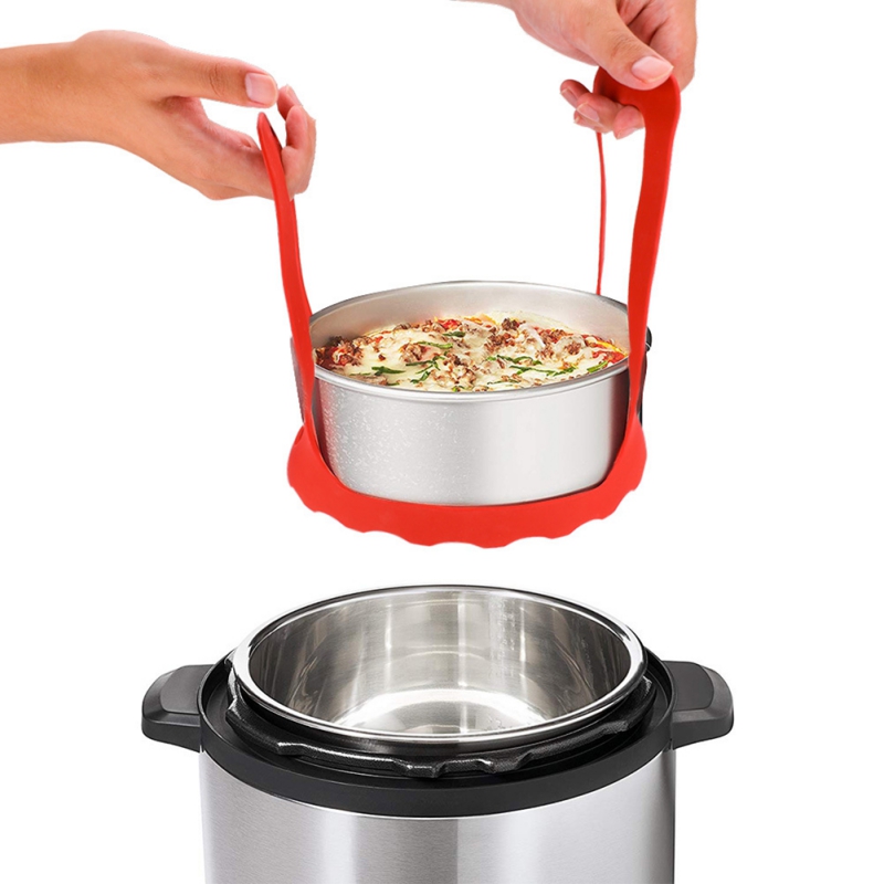 2019 Silicone Steaming Rack With Hand Strap Household Kitchen Steaming Rack For Electric Pressure Pot
2019 Silicone Steaming Rack With Hand Strap Household Kitchen Steaming Rack For Electric Pressure Pot