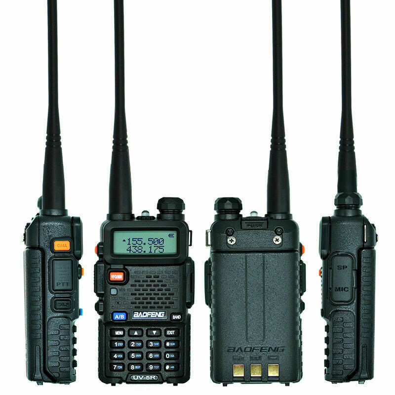 Walkie Talkie BF UV5R Two Way Radio Scanner Handheld Police Fire HAM Wireless Transceiver