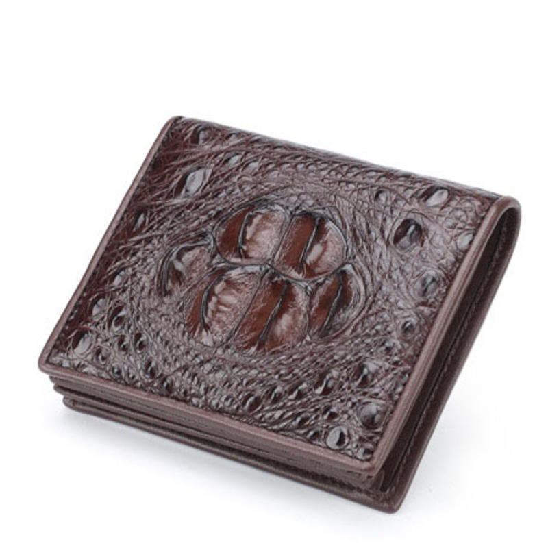crocodile wallet Leather fashion men's Handbag card dinero bolsa Vintage purses Mini Billeteras delgada, Brown vertical
crocodile wallet Leather fashion men's Handbag card dinero bolsa Vintage purses Mini Billeteras delgada, Brown vertical
