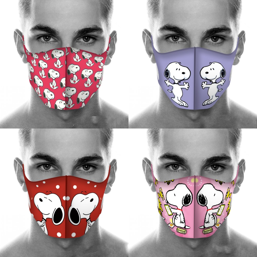 Cartoon Full Printed Snoopy Mask Breathable Reusable cover Anti Pollution Wind Proof mask
Cartoon Full Printed Snoopy Mask Breathable Reusable cover Anti Pollution Wind Proof mask