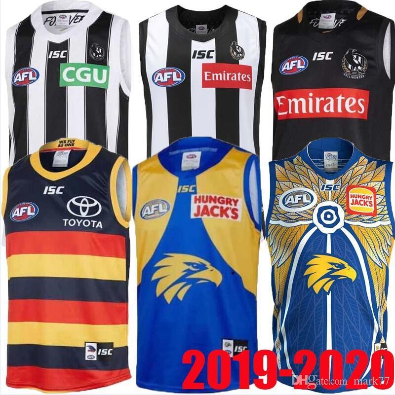 Thailand 2019 West Coast Eagles Guernsey Adelaide Crows Collingwood Magpies home Eddie Betts 300th sleeveless best quality AFL jersey, Black
Thailand 2019 West Coast Eagles Guernsey Adelaide Crows Collingwood Magpies home Eddie Betts 300th sleeveless best quality AFL jersey, Black