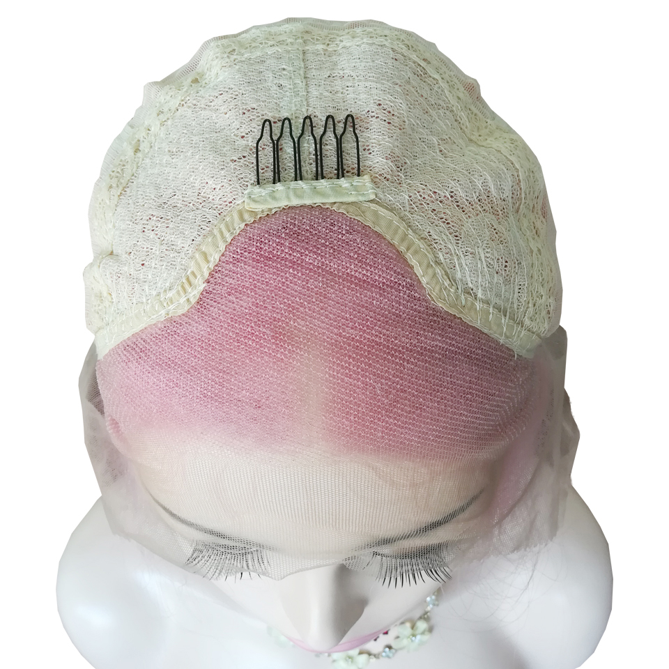 Fast shipping #613 loose Curly synthetic Lace Front Wigs For white /black Women blonde Color Lace Frontal Wig pre Plucked With Baby Hair