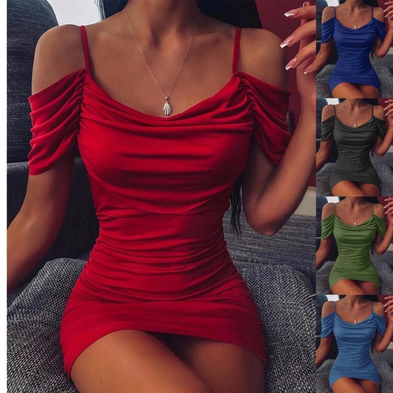 Pure Color Party Dress Tiered Sleeveless Summer Bodycon Dress Slash Neck Ruched Short Pencil Womens Clothing Dresses, Black
Pure Color Party Dress Tiered Sleeveless Summer Bodycon Dress Slash Neck Ruched Short Pencil Womens Clothing Dresses, Black