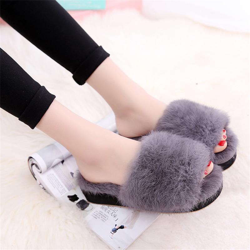 Women Flips Flops 2016 Winter Warm Real Fur Shoes Woman Slippers Fashion Platform Female Slides Shoes Woman Flat Slippers Women, A02 black
Women Flips Flops 2016 Winter Warm Real Fur Shoes Woman Slippers Fashion Platform Female Slides Shoes Woman Flat Slippers Women, A02 black