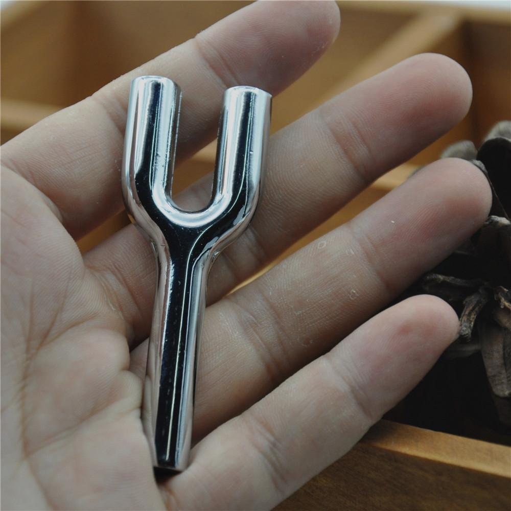 Wholesale- 1pc Gold/Silver One Tube/ double Tubes Sniffer Snorter HOOVER HOOTEER Snuff Smoking Metal Smoking Pipe Snuff Snorter