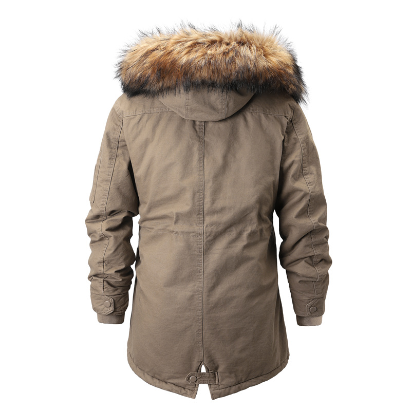Men's Down & Parkas Jackets Men Winter Parka Coat Snow Puffy Jacket Streetwear Hooded Padded Waterproof Warm Fashion Clothes 50MF1
