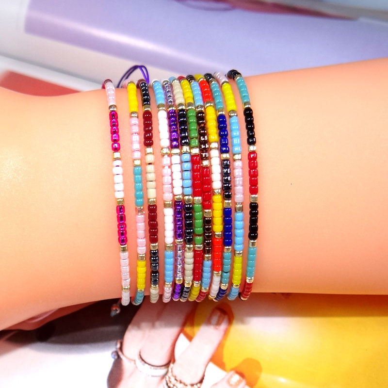 A String Of Beads Bracelet Miyuki Measly Manual Weave Hand Rope Woman Ornaments Bracelet
A String Of Beads Bracelet Miyuki Measly Manual Weave Hand Rope Woman Ornaments Bracelet