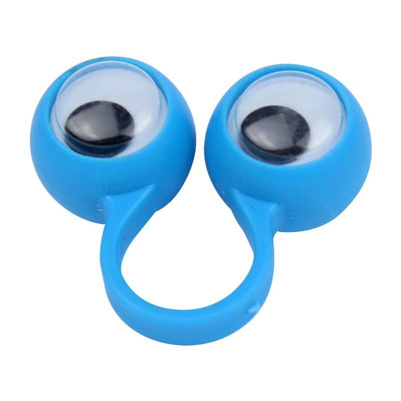200 Pieces/Lot Eyeballs Finger Ring Funny Toy Cartoon Eyes Ring Decorative Props Halloween Toys Party Accessories Gifts for Children