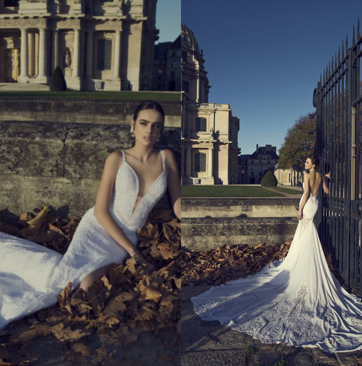 Elegant Mermaid Wedding Dresses Spaghetti Sleeveless Backless Lace Applique Wedding Gown Sweep Train robe de mariée, Dark navy
Elegant Mermaid Wedding Dresses Spaghetti Sleeveless Backless Lace Applique Wedding Gown Sweep Train robe de mariée, Dark navy