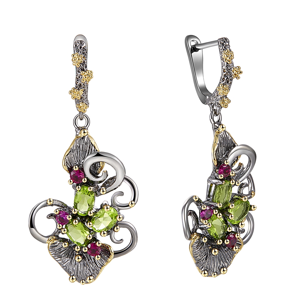 Latest design Beautiful Dangle Earrings Olivine Zirconia Stones Flower Jewellery Fashion Jewelry Women's Drop earring
Latest design Beautiful Dangle Earrings Olivine Zirconia Stones Flower Jewellery Fashion Jewelry Women's Drop earring