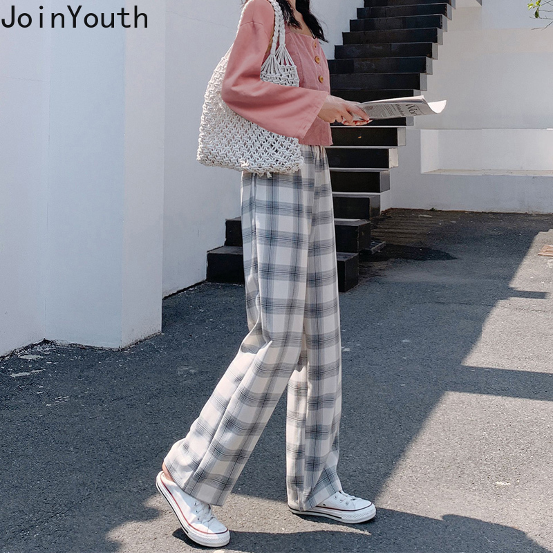 Joinyouth Women Plaid Wid Eleg Pants Stretch High Waist Pocket Long Trousers 2020 Spring Summer Korean Causal Loose Pants 59489, Pic 2
Joinyouth Women Plaid Wid Eleg Pants Stretch High Waist Pocket Long Trousers 2020 Spring Summer Korean Causal Loose Pants 59489, Pic 2