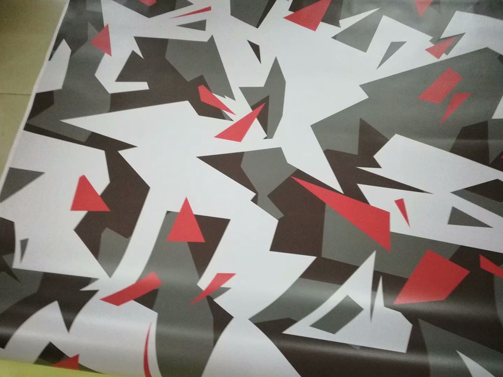 Pixed white black red Camoufalge Vinyl wrap for car wrap covering Camo Truck Wrap covering foil Self adhesive sticker 1.52x30m 5x98ft