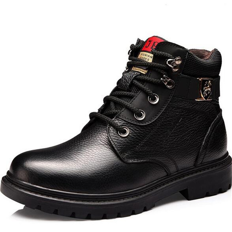 2019 New warm winter boots men shoes snow boots non-slip wear-resistant fashion genuine leather shoes Martin boots men boot snow shoes, Black
2019 New warm winter boots men shoes snow boots non-slip wear-resistant fashion genuine leather shoes Martin boots men boot snow shoes, Black