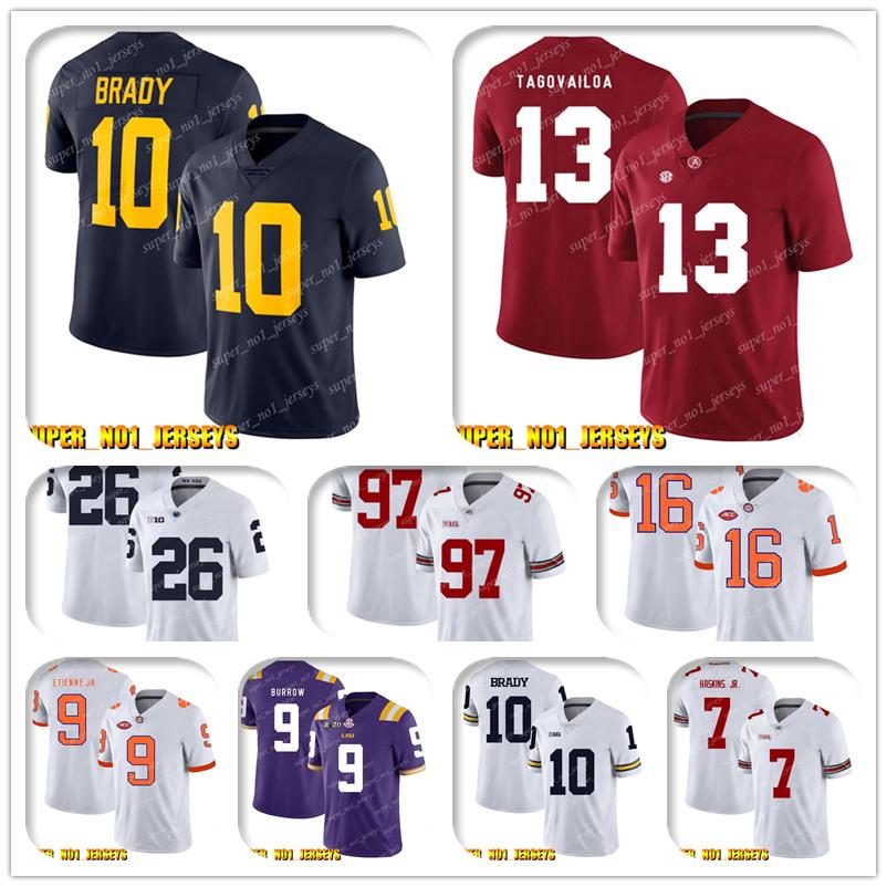 NCAA 10 Tom Brady 13 Tua Tagovailo Alabama Crimson Tide College Football Jersey Matthew Stafford Barry Sanders T.J. Hockenson Golden Tate, Black;red
NCAA 10 Tom Brady 13 Tua Tagovailo Alabama Crimson Tide College Football Jersey Matthew Stafford Barry Sanders T.J. Hockenson Golden Tate, Black;red