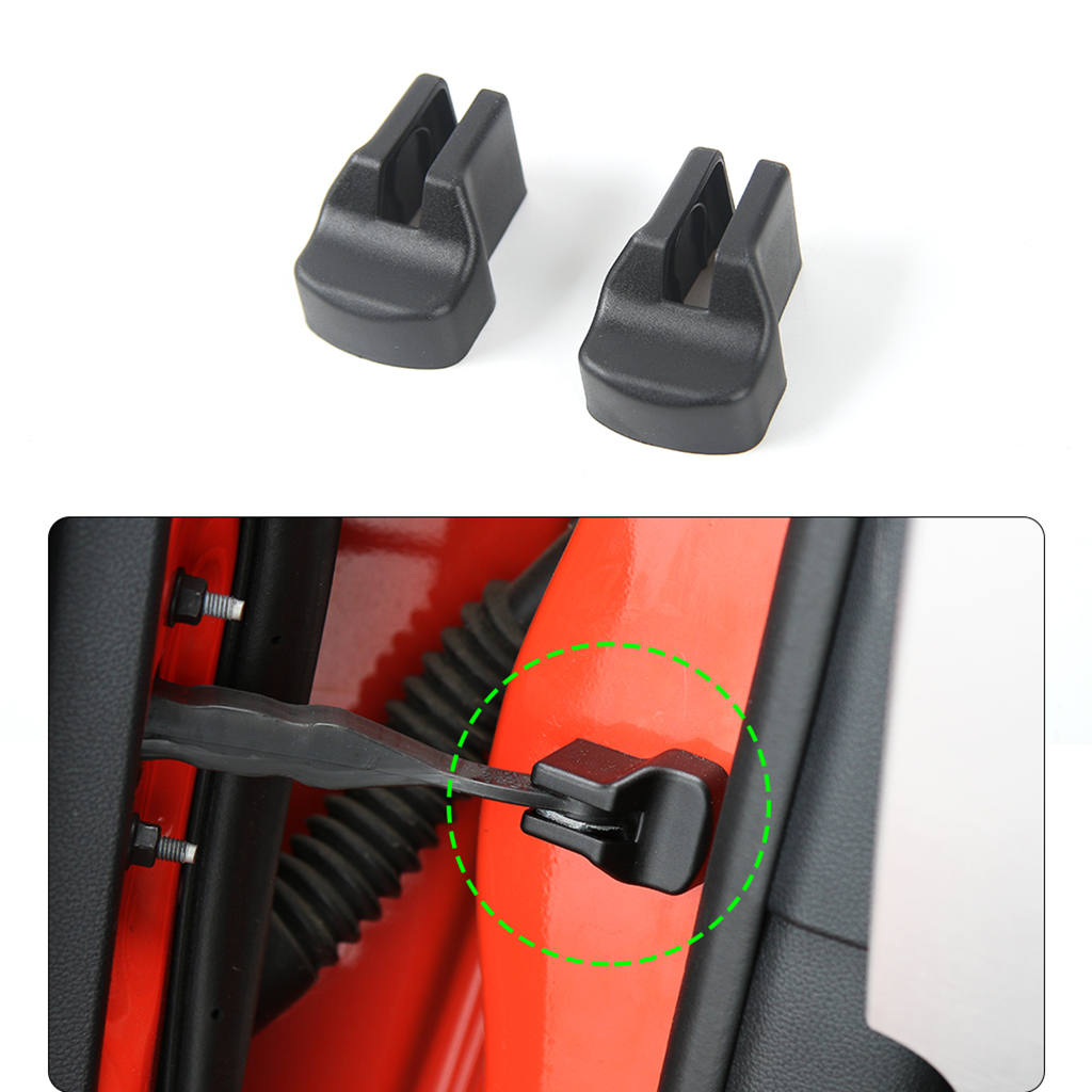 ABS Black Door Stopper Decoration Cover For Ford Mustang 2015-2016 Fctory Outlet Car Styling Interior Accessories