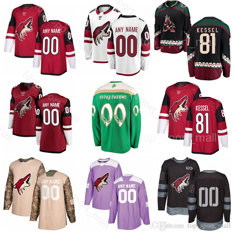 Arizona Coyotes 81 Phil Kessel Jersey 23 Oliver Ekman-Larsson Derek Stepan Alex Goligoski Max Domi 19 Shane Doan Hockey Red Black Retirement, Kids red
Arizona Coyotes 81 Phil Kessel Jersey 23 Oliver Ekman-Larsson Derek Stepan Alex Goligoski Max Domi 19 Shane Doan Hockey Red Black Retirement, Kids red