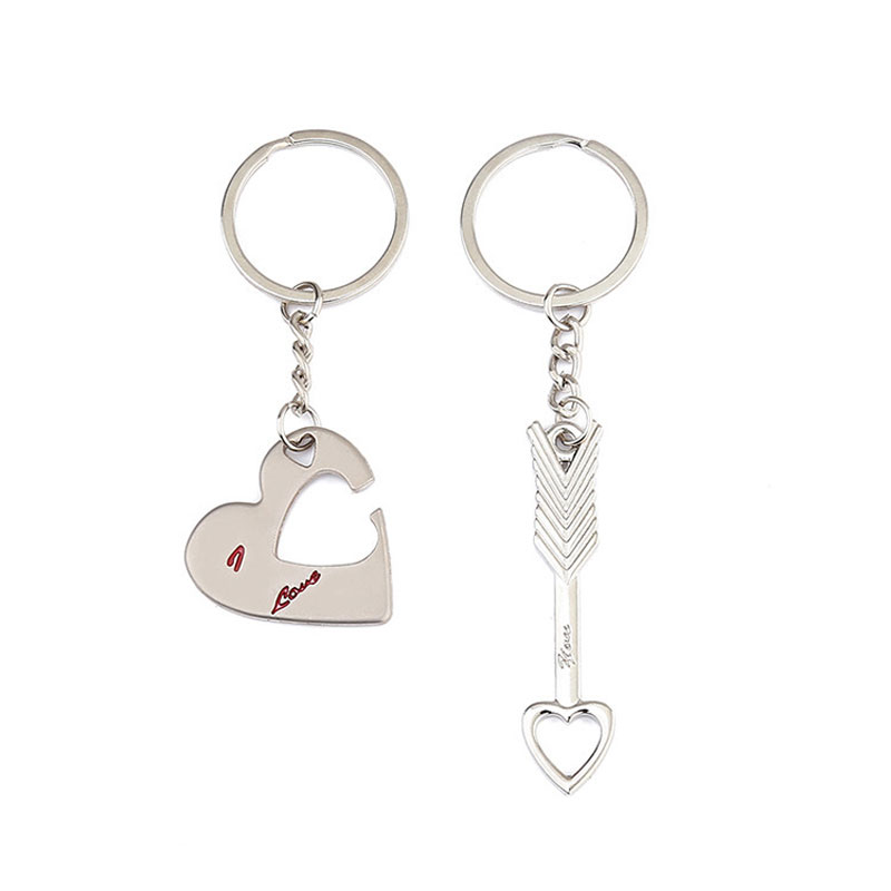 New Silver Plated Lovers Gift Couple I Love You Heart Keychains set Fashion pendant Necklaces Creative Key Rings Jewelry
New Silver Plated Lovers Gift Couple I Love You Heart Keychains set Fashion pendant Necklaces Creative Key Rings Jewelry