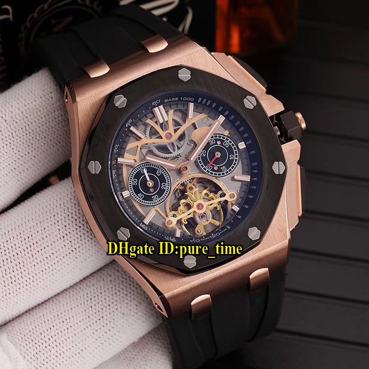 8 Color Rose Gold Two Tone Case 26582 Skeleton Dial Tourbillon Automatic Mens Watch Rubber Strap Sapphire Glass Gents Watches pure_time, P-b17(4)
8 Color Rose Gold Two Tone Case 26582 Skeleton Dial Tourbillon Automatic Mens Watch Rubber Strap Sapphire Glass Gents Watches pure_time, P-b17(4)