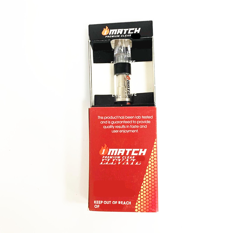 Match Carts Vape Pen Carts Press on Tip Thick Oil 0.5ML 1ML Ceramic Coil Empty Vaporizer Atomizers E Cigarettes
Match Carts Vape Pen Carts Press on Tip Thick Oil 0.5ML 1ML Ceramic Coil Empty Vaporizer Atomizers E Cigarettes