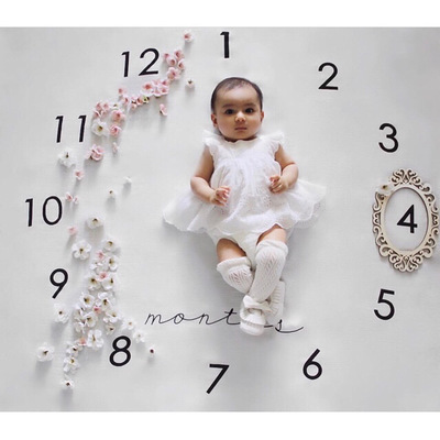 Newborn Baby Milestone Blanket For Photos Background Photography Monthly Growth Props Stroller Cover anniversary
Newborn Baby Milestone Blanket For Photos Background Photography Monthly Growth Props Stroller Cover anniversary