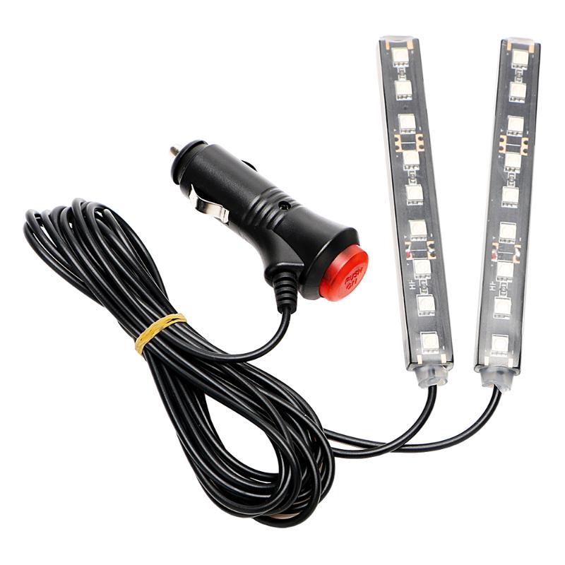 ITimo Car-styling Cigarette LED Decoration Lamp Dash Floor Foot 2x 9 LED Car Atmosphere Lamp Strip Lights
ITimo Car-styling Cigarette LED Decoration Lamp Dash Floor Foot 2x 9 LED Car Atmosphere Lamp Strip Lights